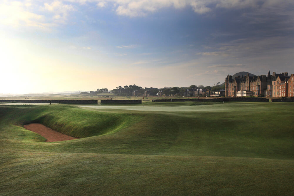 North Berwick · Green and defending bunker